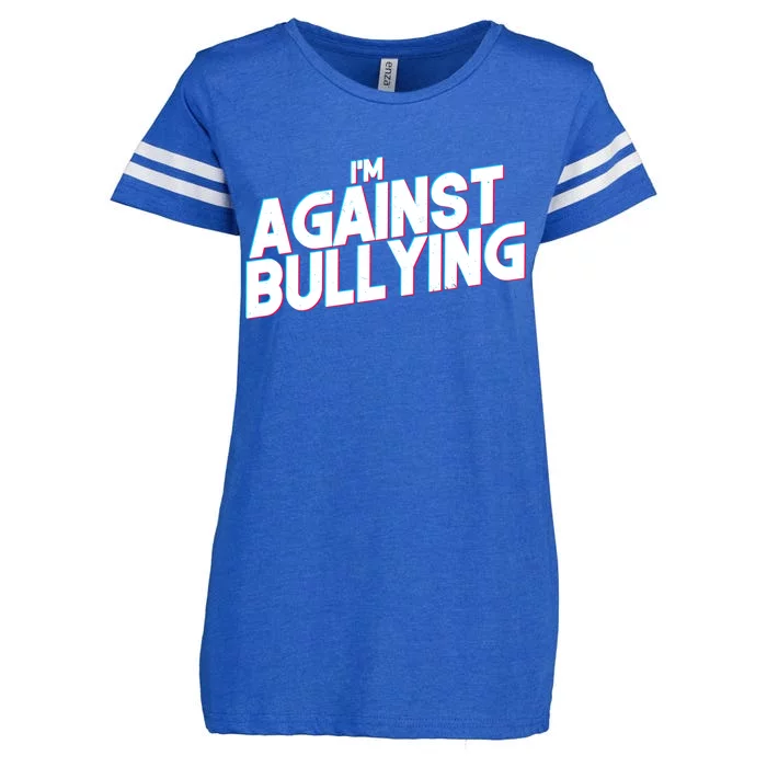 I'm Against Bullying Spirit Day Enza Ladies Jersey Football T-Shirt