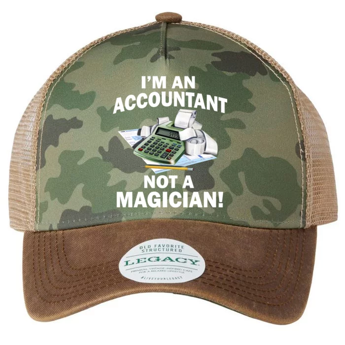 I'm An Accountant Not A Magician Legacy Tie Dye Trucker Hat