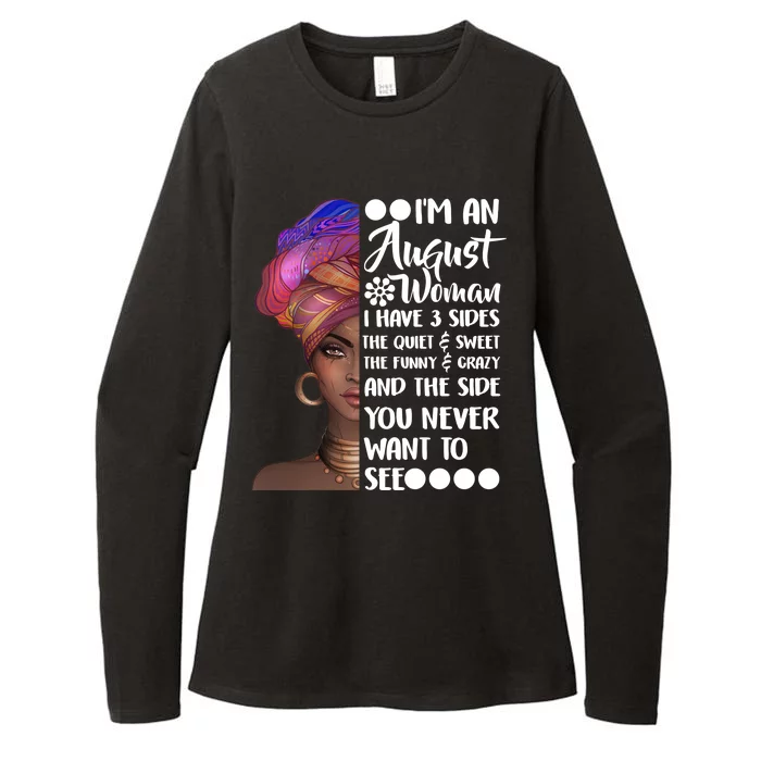 I'm An August Woman Cute Birthday Womens CVC Long Sleeve Shirt