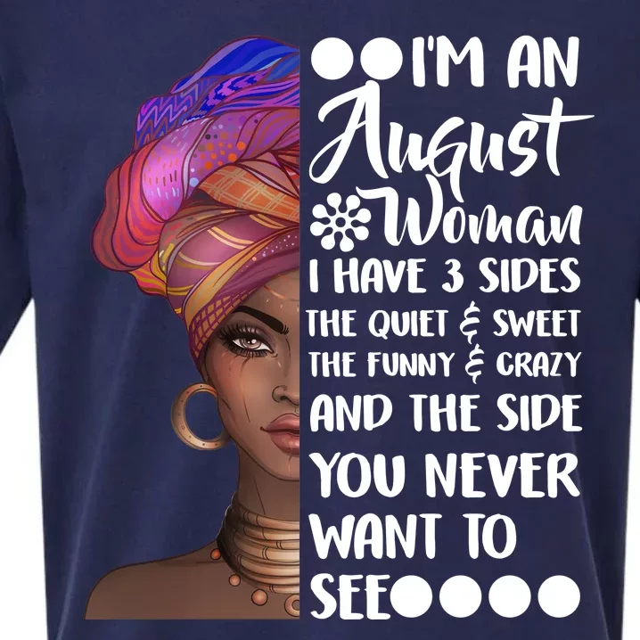 I'm An August Woman Cute Birthday Sueded Cloud Jersey T-Shirt