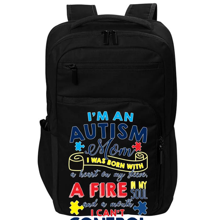 I'm An Autism Mom Impact Tech Backpack