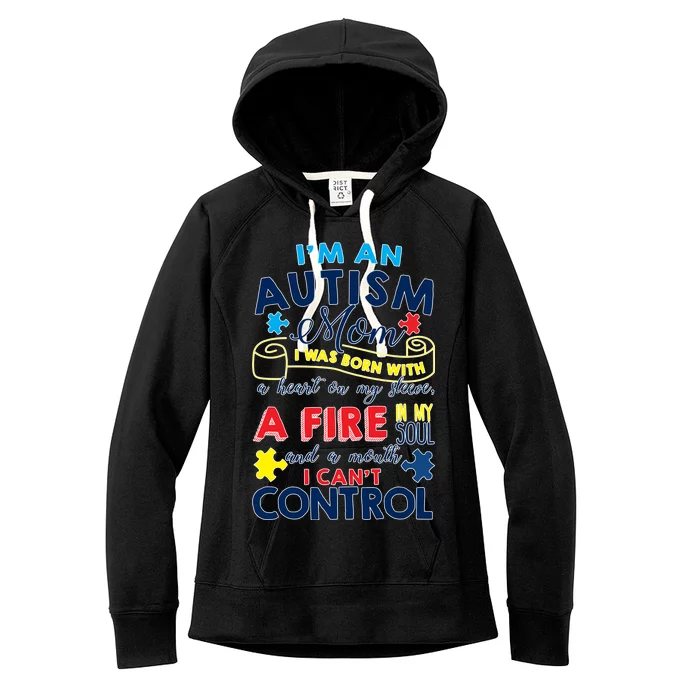 I'm An Autism Mom Women's Fleece Hoodie