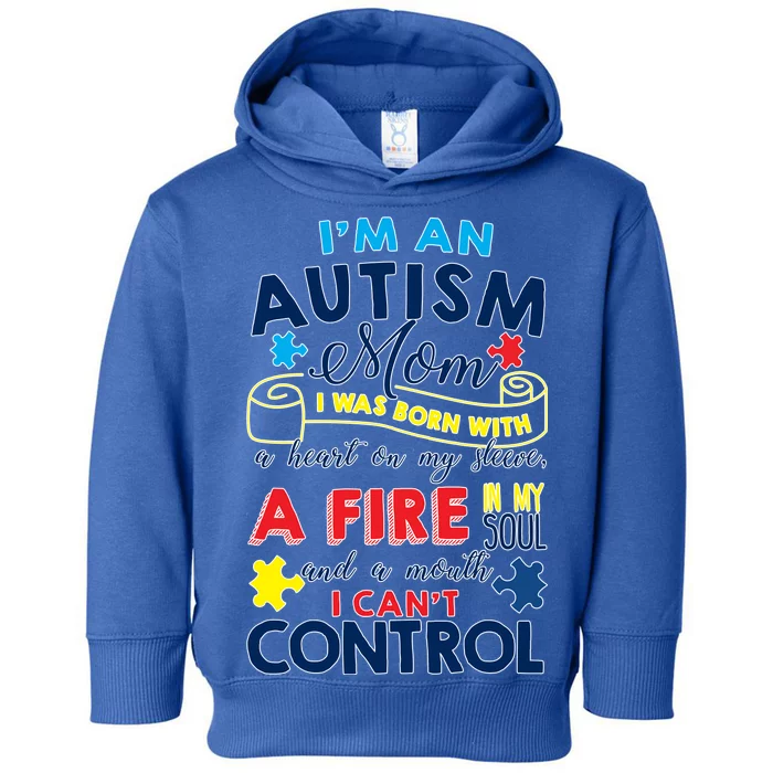 I'm An Autism Mom Toddler Hoodie