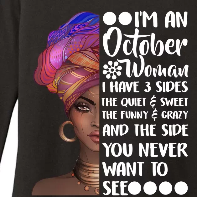 I'm an October Woman Womens CVC Long Sleeve Shirt