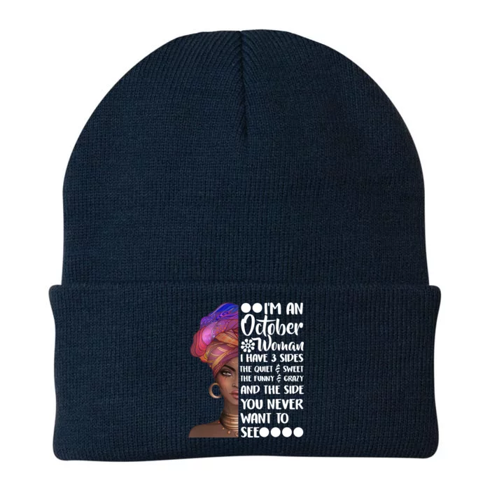 I'm an October Woman Knit Cap Winter Beanie