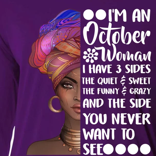 I'm an October Woman Cooling Performance Long Sleeve Crew