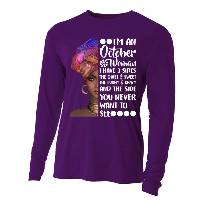 I'm an October Woman Cooling Performance Long Sleeve Crew