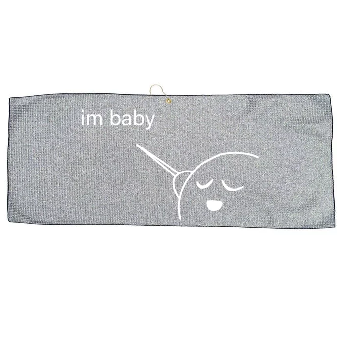 Im Baby Meme Large Microfiber Waffle Golf Towel