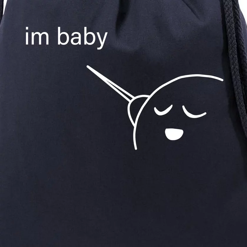 Im Baby Meme Drawstring Bag