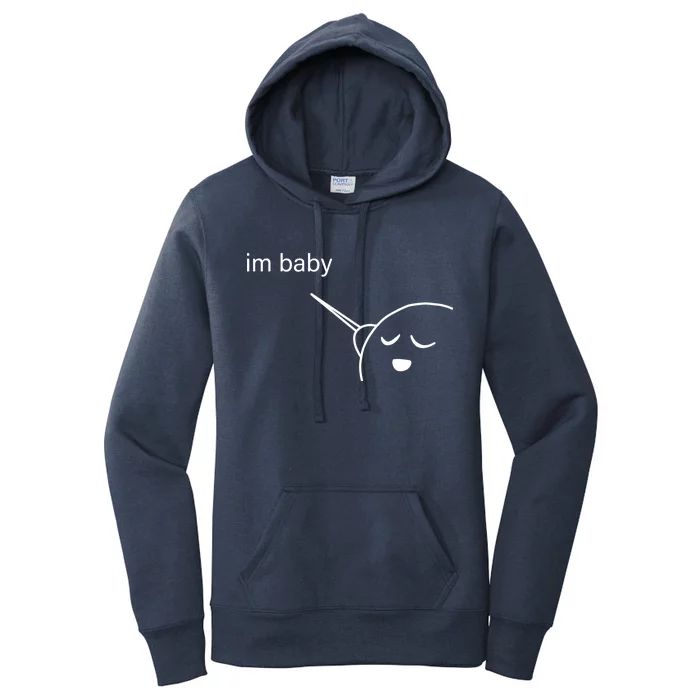 Im Baby Meme Women's Pullover Hoodie