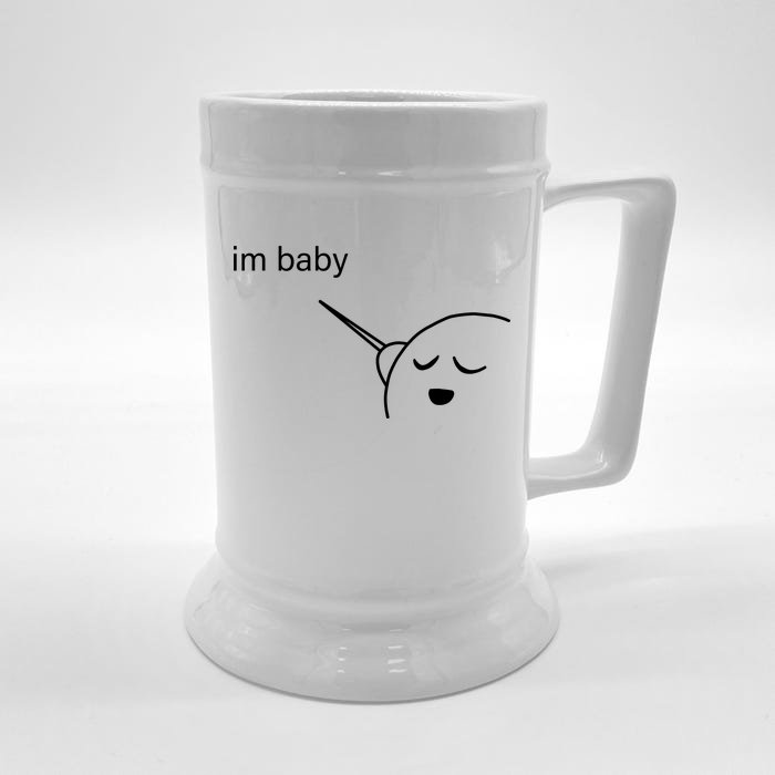 Im Baby Meme Front & Back Beer Stein