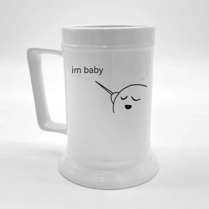 Im Baby Meme Front & Back Beer Stein