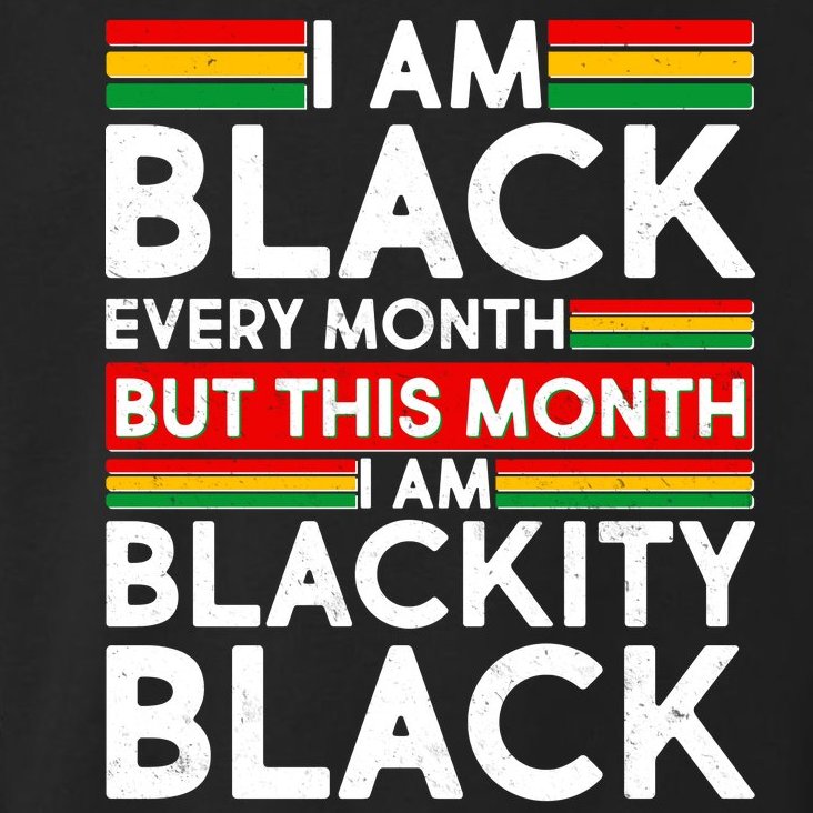 I'm Black Every Month Proud Black American Toddler Hoodie