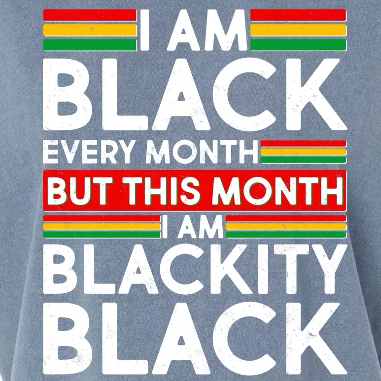 I'm Black Every Month Proud Black American Garment-Dyed Women's Muscle Tee