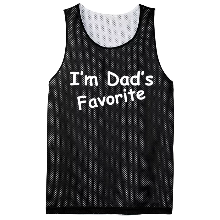 I'm Dad's Favorite Mesh Reversible Basketball Jersey Tank