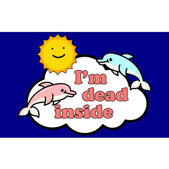 I'm Dead Inside Dolphins Bumper Sticker