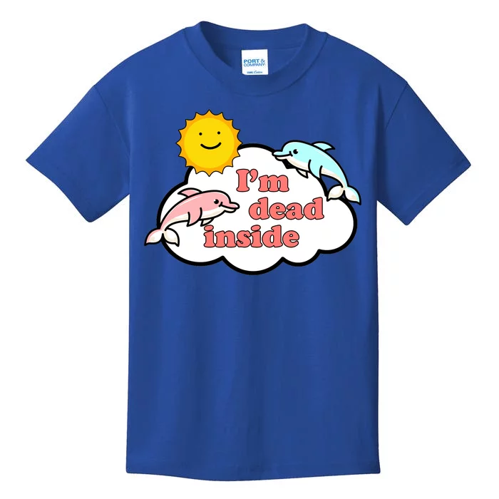 I'm Dead Inside Dolphins Kids T-Shirt