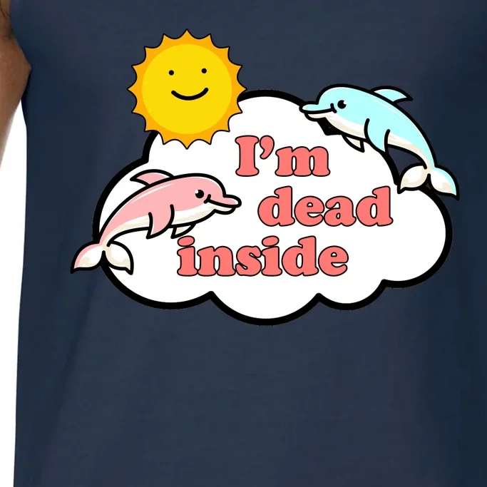 I'm Dead Inside Dolphins Comfort Colors® Tank Top