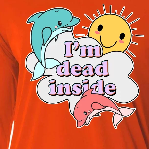 I'm Dead Inside Funny Cooling Performance Long Sleeve Crew