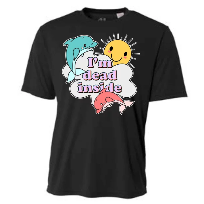 I'm Dead Inside Funny Cooling Performance Crew T-Shirt