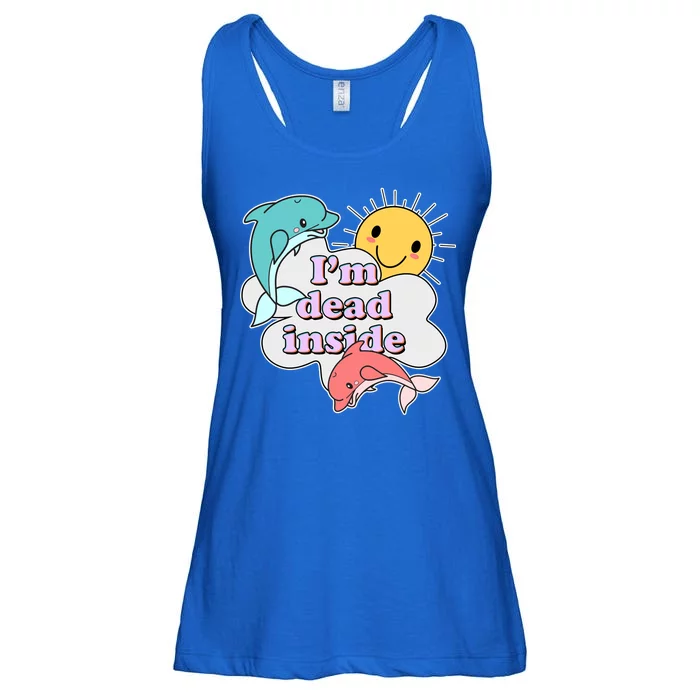 I'm Dead Inside Funny Ladies Essential Flowy Tank