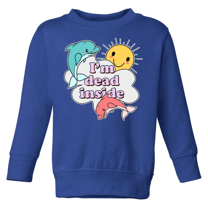 I'm Dead Inside Funny Toddler Sweatshirt