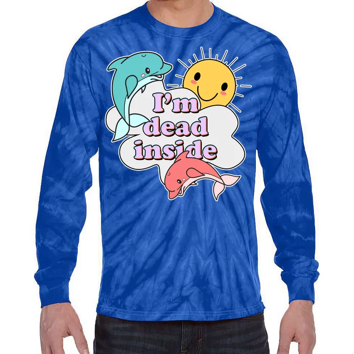 I'm Dead Inside Funny Tie-Dye Long Sleeve Shirt