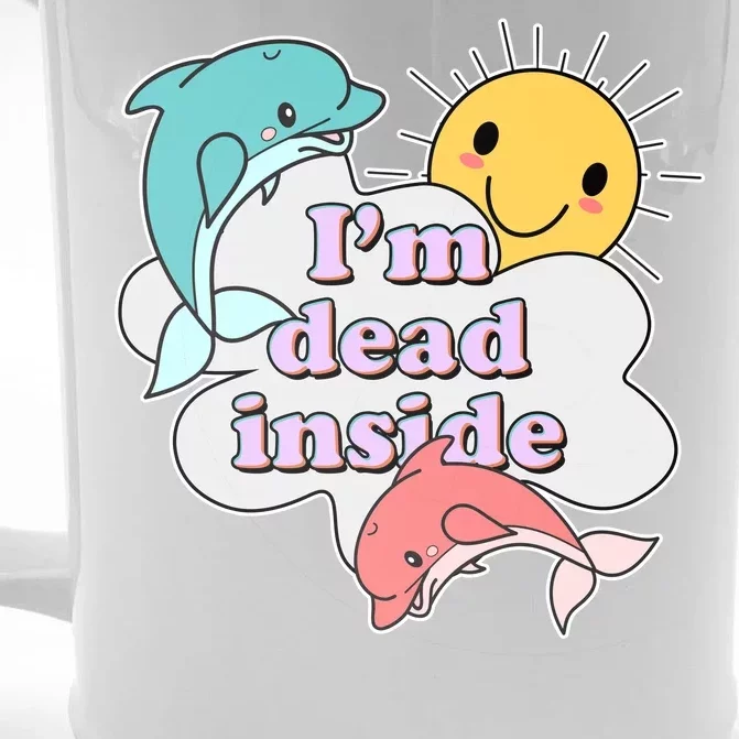 I'm Dead Inside Funny Front & Back Beer Stein