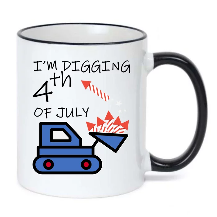 I'm Digging 4th Of July Black Color Changing Mug