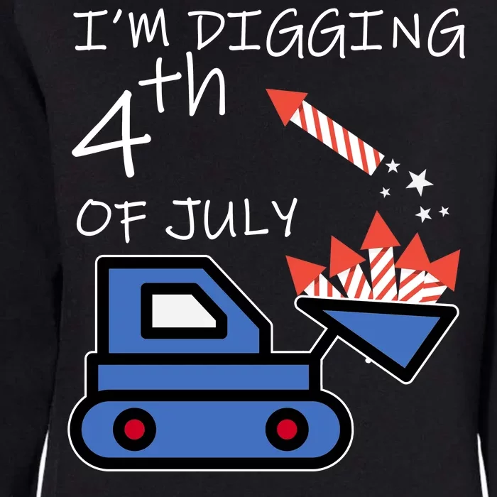 I'm Digging 4th Of July Womens California Wash Sweatshirt