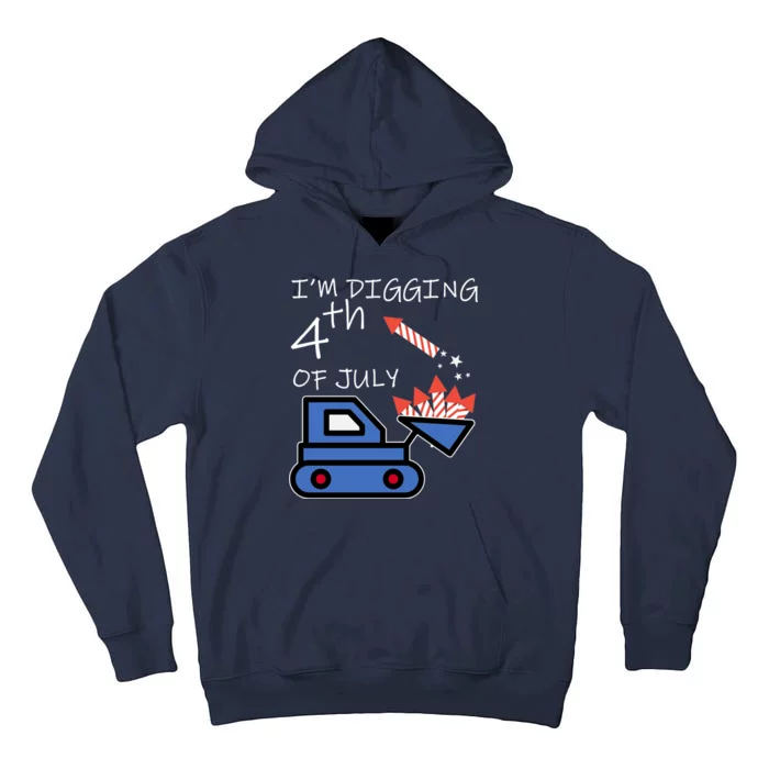 I'm Digging 4th Of July Tall Hoodie