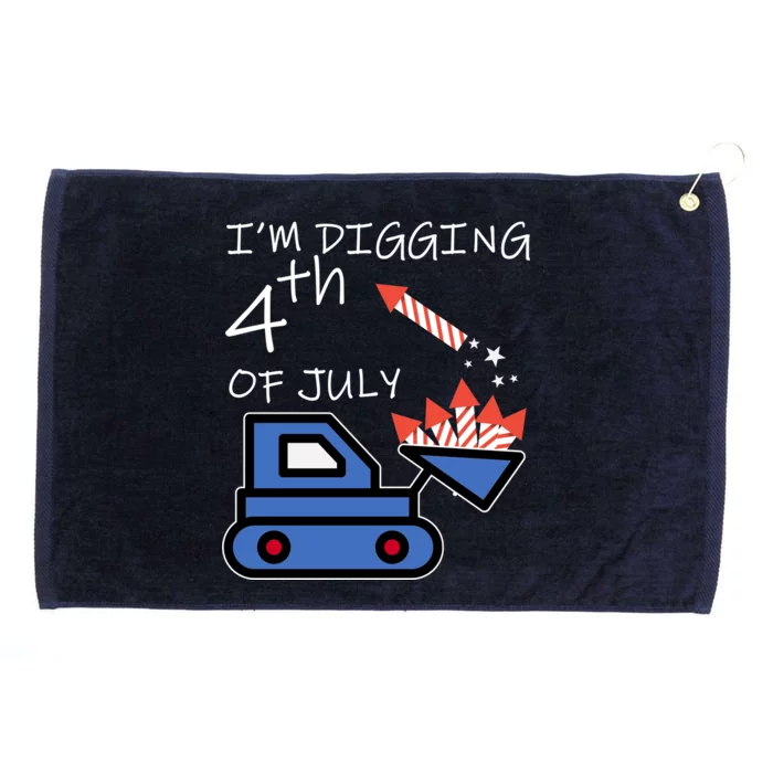 I'm Digging 4th Of July Grommeted Golf Towel