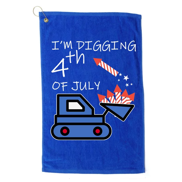 I'm Digging 4th Of July Platinum Collection Golf Towel