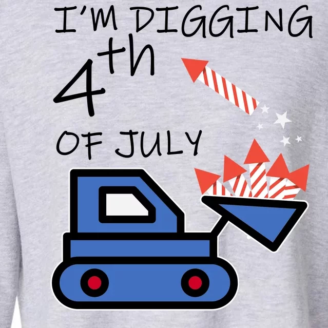 I'm Digging 4th Of July Cropped Pullover Crew