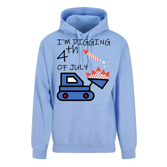 I'm Digging 4th Of July Unisex Surf Hoodie