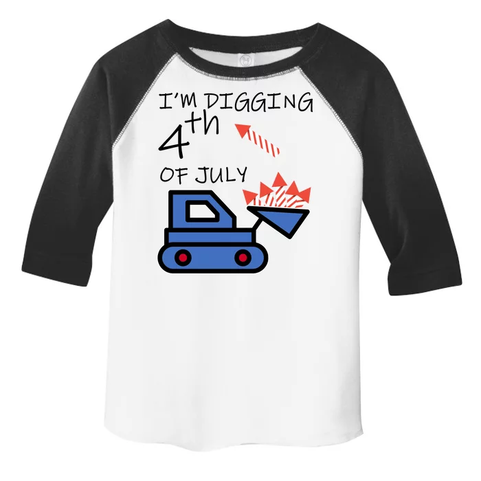 I'm Digging 4th Of July Toddler Fine Jersey T-Shirt