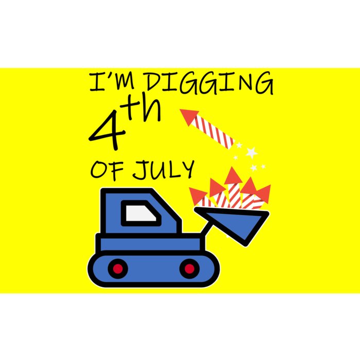 I'm Digging 4th Of July Bumper Sticker