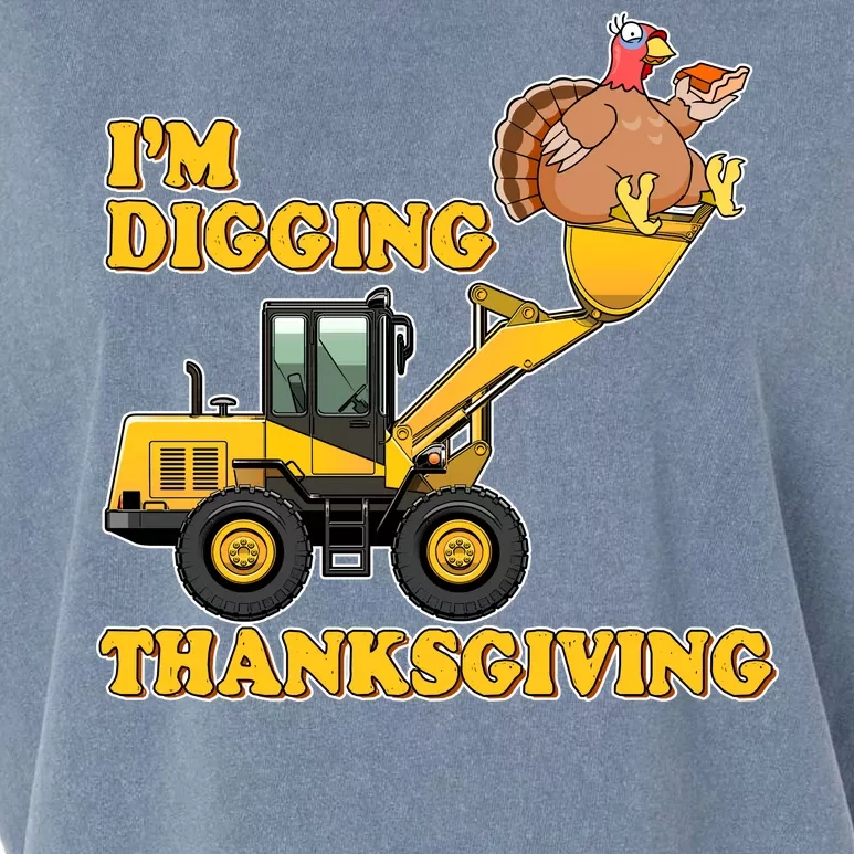 I'm Digging Thanksgiving Garment-Dyed Women's Muscle Tee