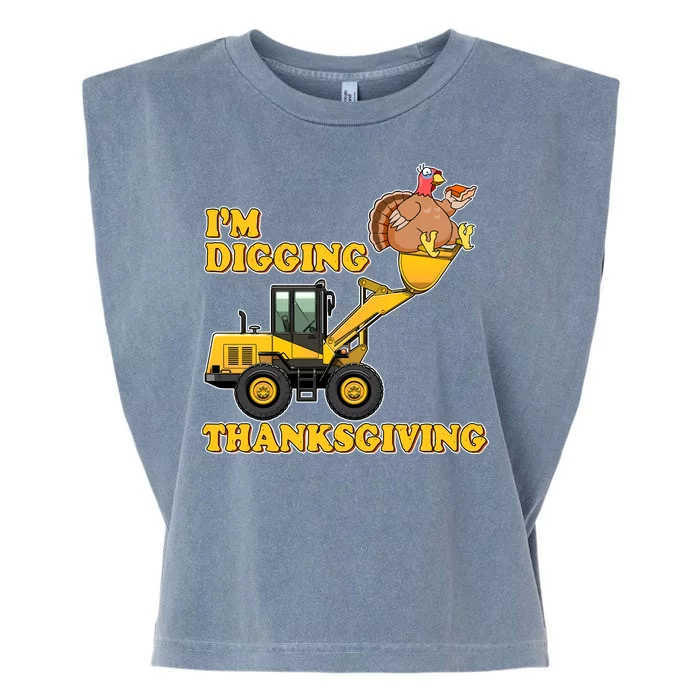 I'm Digging Thanksgiving Garment-Dyed Women's Muscle Tee