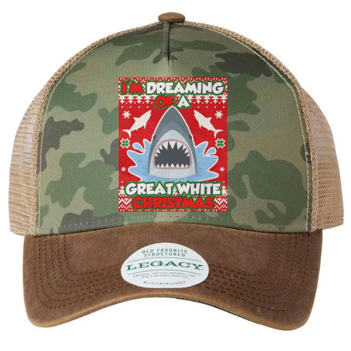 I'm Dreaming Of A Great White Christmas Legacy Tie Dye Trucker Hat