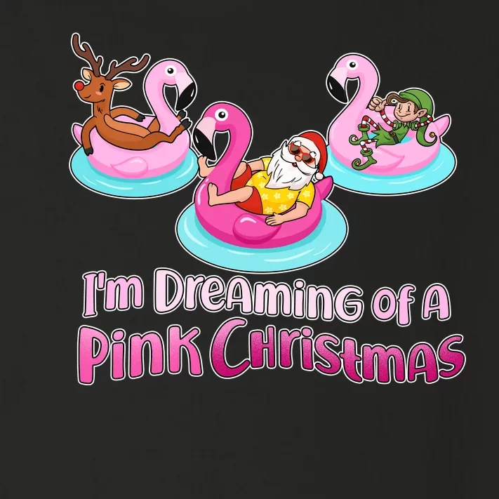 I'm Dreaming of a Pink Christmas Toddler Long Sleeve Shirt