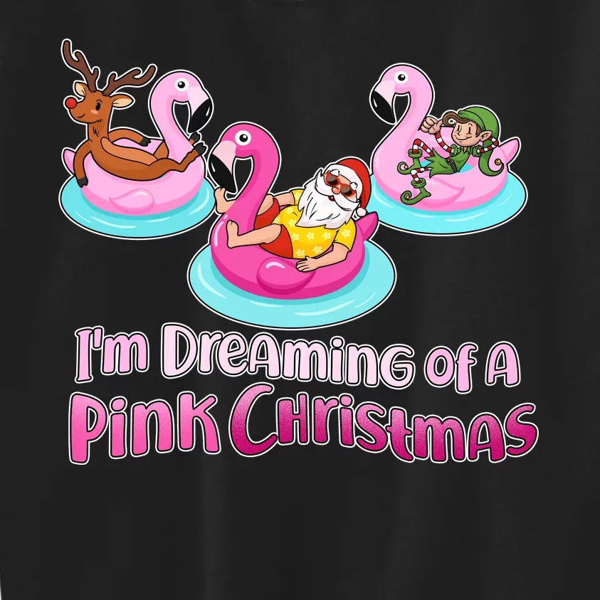 I'm Dreaming of a Pink Christmas Kids Sweatshirt