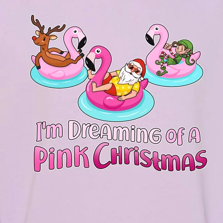 I'm Dreaming of a Pink Christmas Garment-Dyed Sweatshirt