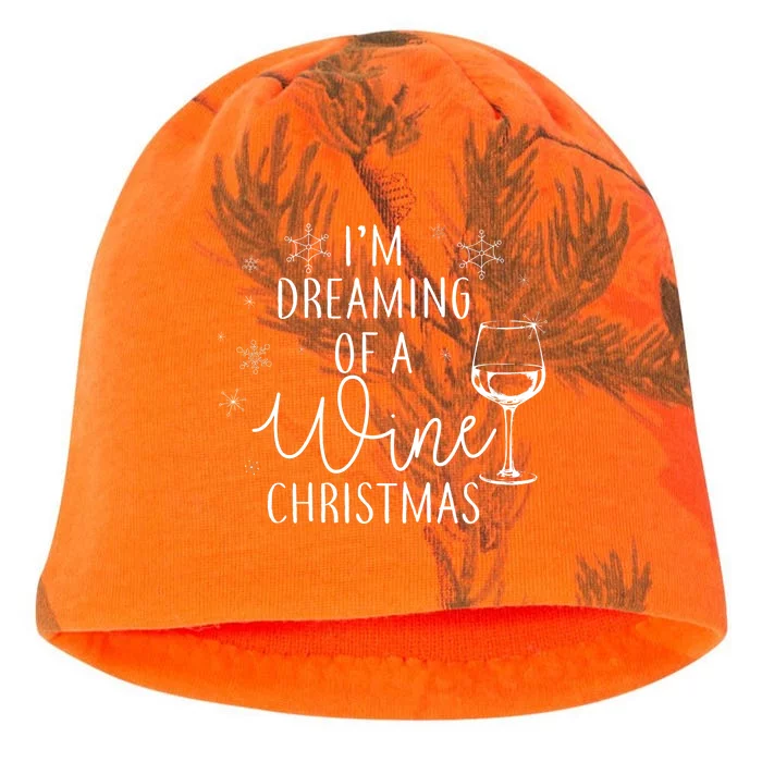 I'm Dreaming Of A Wine Christmas Kati - Camo Knit Beanie