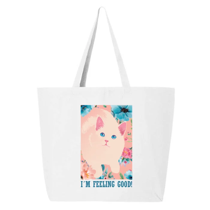 I'm Feel Good Cute Cat 25L Jumbo Tote