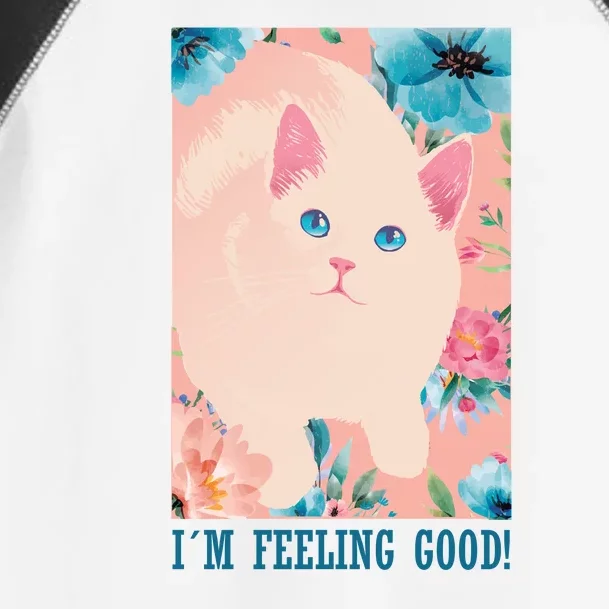 I'm Feel Good Cute Cat Toddler Fine Jersey T-Shirt