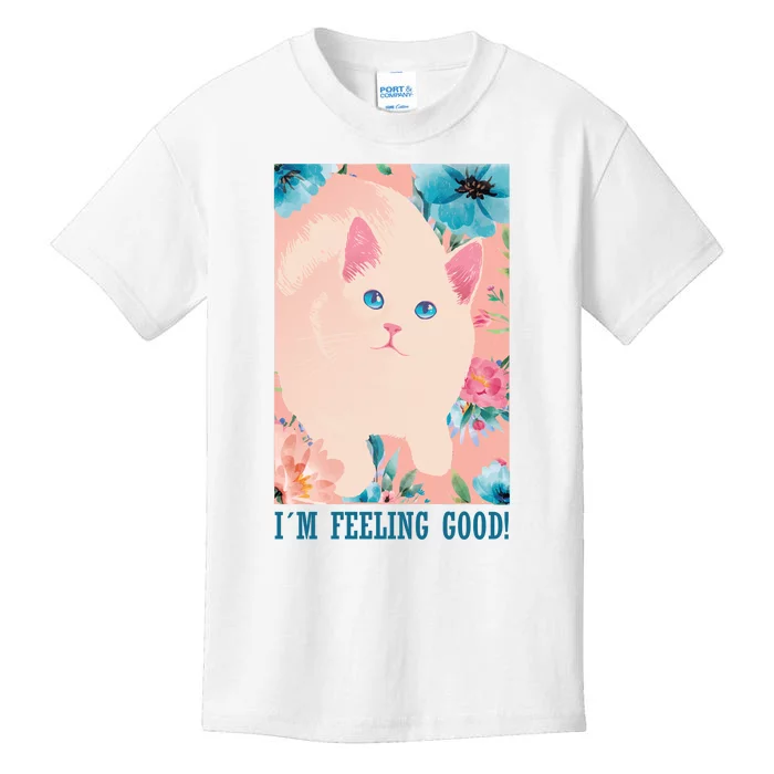 I'm Feel Good Cute Cat Kids T-Shirt