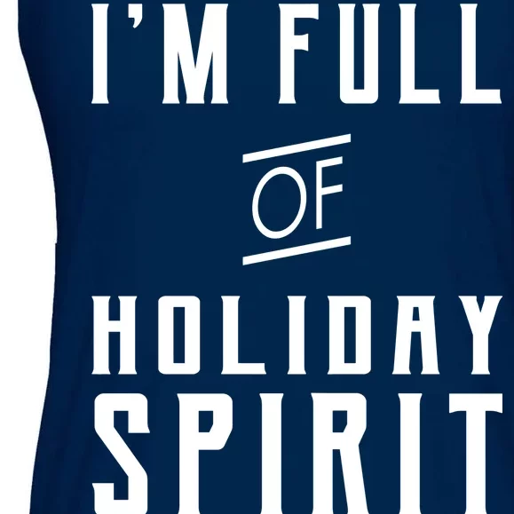 I'm Full Of Holiday Spirit AKA Vodka Ladies Essential Flowy Tank