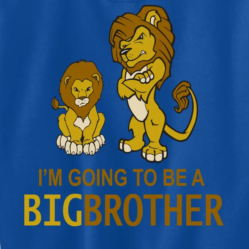 I'm Going To Be A Big Brother Kids Sweatshirt