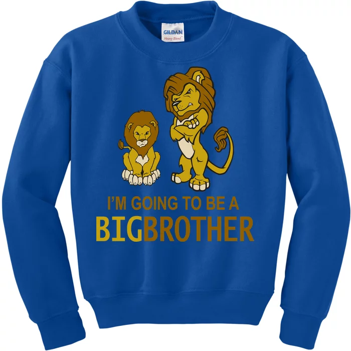 I'm Going To Be A Big Brother Kids Sweatshirt